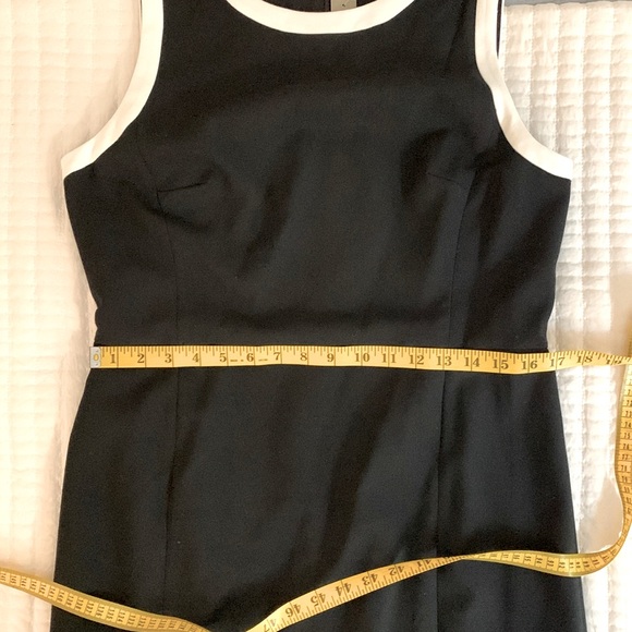 NWT J.Crew Black Midi Sheath Dress 12 TALL - Picture 4 of 8